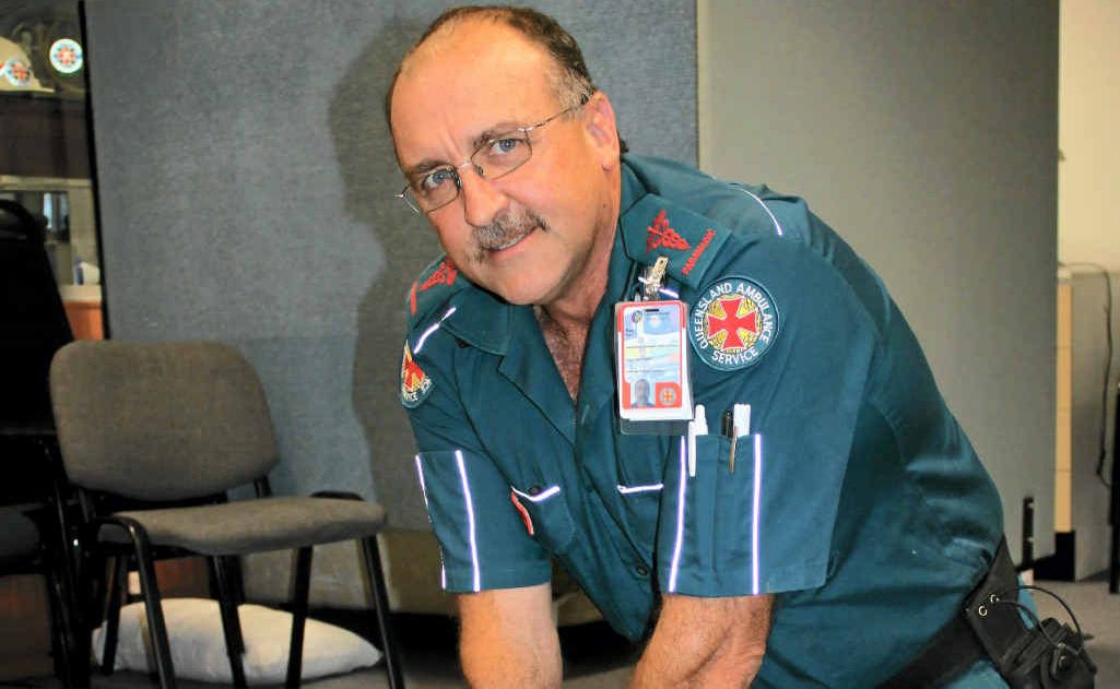 Warwick paramedic Paul Ryan. Warwick paramedic Paul Ryan.
